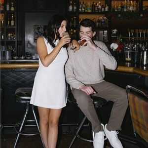 Babaton Ivory Mini Dress (8)